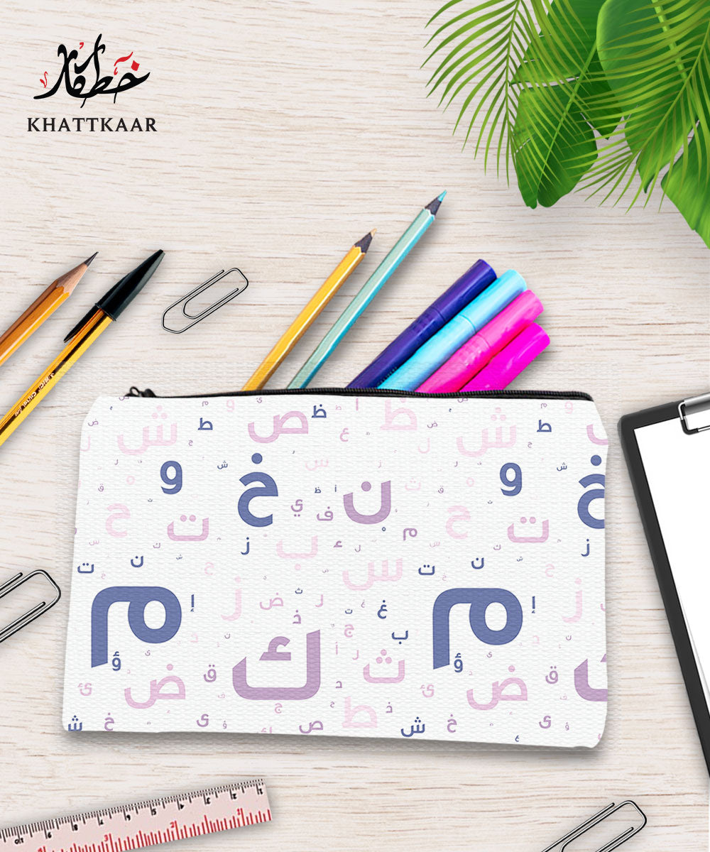 Double Side Printed Caligraphy Pouche 14